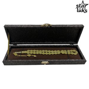 Desenli Kaliteli Büyük Lüks Deri Tesbih Kutusu