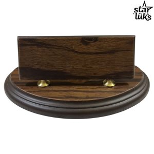 Kaliteli Premium Vip Özel Ahşap Desenli Masa İsimliği İğnelik Bölmeli