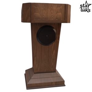 Ahşap Sade Konuşma Kürsüsü